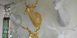 Aluminum Wall Mounted Deer Head