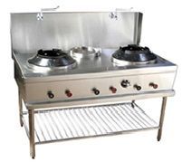 Two Burner Chinese Cooking Range
