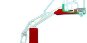 Electric-Hydraulic Basketball Stand