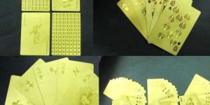Gold Plated Playing Cards