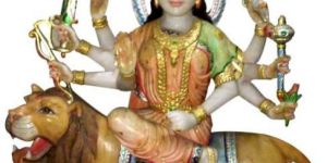 Marble Maa Durga Statue