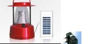 GOLD SOLAR LAMP WITH PENAL