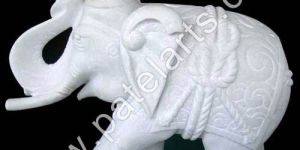 Marble Elephant Statues