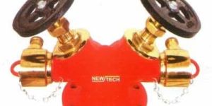 Gun Metal Double Outlet Landing Valve