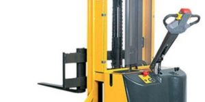 Powered Pedestrian Four Way Stacker