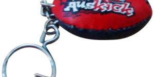 Rugby Ball Keychain