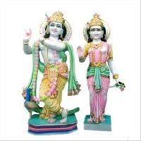 Marble Radha Krishna Statues