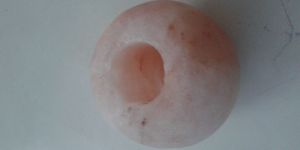 Rock Salt Candle Holder