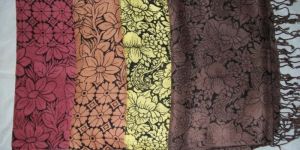 Regular Print Viscose Flower Shawls