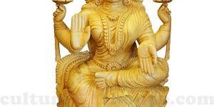 Wooden Laxmi Statues