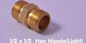 Brass Hex Nipple