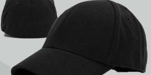 unisex polyester black security guard cap