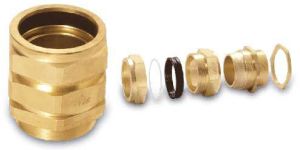 Cw 3 Part Brass Cable Glands