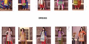 Pure Cotton Churidar Dress Material