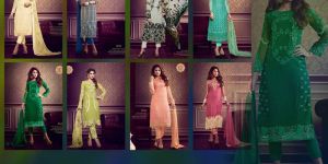 Georgette Pant Style Salwar Suit