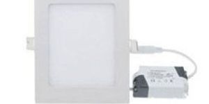 Glazo 12 watt Led Slim panel light square available in cool & warm