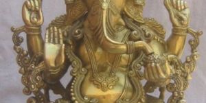 Brass Jwellery Ganesha Statue