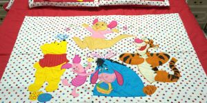 Mardi Gras Cotton Fabric - Patch Work Design