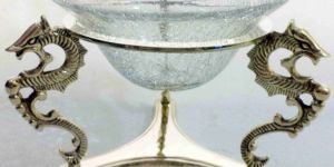 Antique Glass Stands