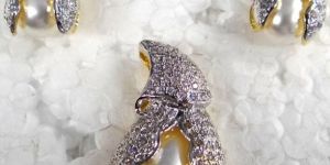 American Diamond Pendant Set Leah