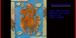 the Ganesha Oil Painting