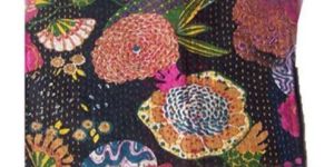 Hand Embroidered Cushion Cover