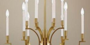 ARMS BRASS CHANDELIERS FOR LIVING ROOM