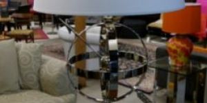 Decorative Table Lamp with Metal Shade