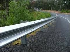 W Beam Crash Barrier