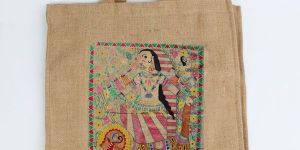 Printed Maa Durga Jute Bag