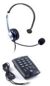 Dial Pad and Headset