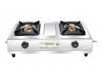 2 Burner Biogas Stove