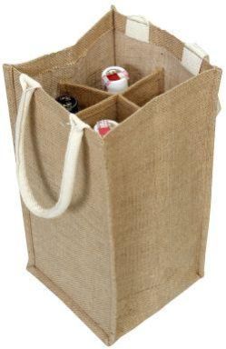 Four Bottle Jute Bag