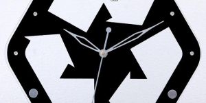 Hexagonal Wall Clock