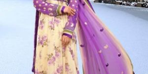 Designer Printed Anarkali Suit