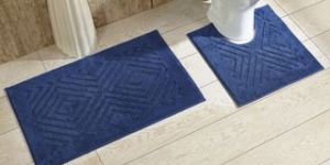 2 Piece Bath Mats Set
