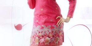 Ladies Embroidered Woolen Unstitched Suits