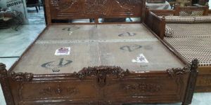 Wood Carved Bed
