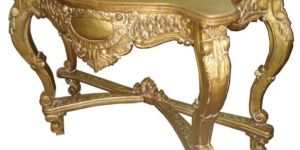 Wooden Carved Golden Console