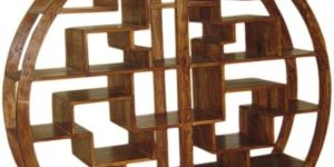 Wooden Half Round Display Rack