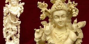 Synthetic Marble Krishna Statue