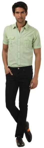 Half Sleeve Plain Shirt