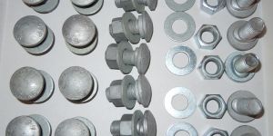 ROAD CRASH BARRIER, BUTTON HEAD BOLTS, NUTS, WASHERS