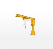 Pillar Shaped Jib Crane