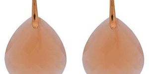 Grery Chalcedony Gemstone Earrings