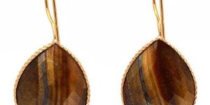 Tiger Eye Gemstone Earrings
