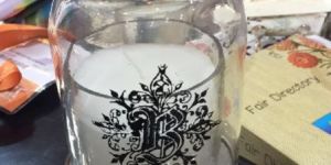 Clear Glass Candle Jars