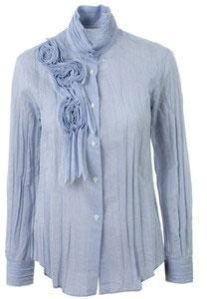 Blue Cotton Shirt, Blue Shirt