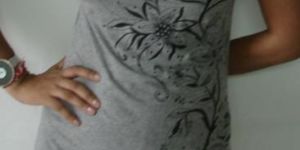 Knitted Dress with Print