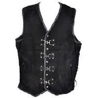Mens Leather Vest